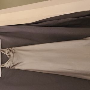 Calvin Klein Silver Formal Evening Maxi Dress